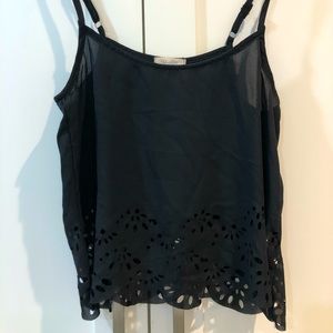 Brandy Melville Lace Trim Tank Top